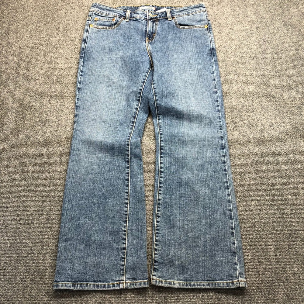 Levis 515 Bootcut Jeans Womens 8P S Medium Wash Denim Blue 5637